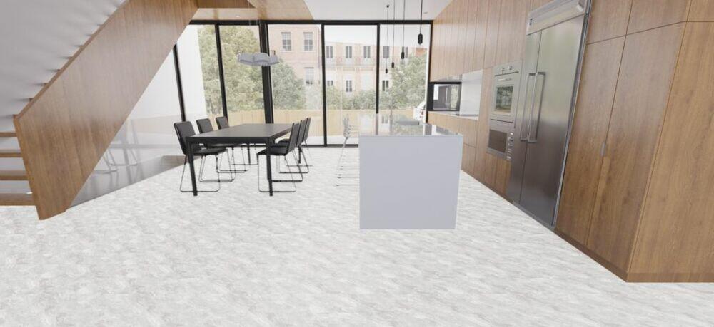 Piso Cerâmico Village Grey Bold Brilhante 50x50 Ilhabella