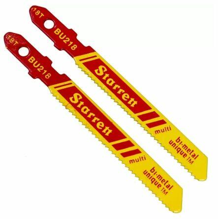 Lâmina de Serra Tico-Tico Starrett Multimateriais BU218 mm 2 Peças