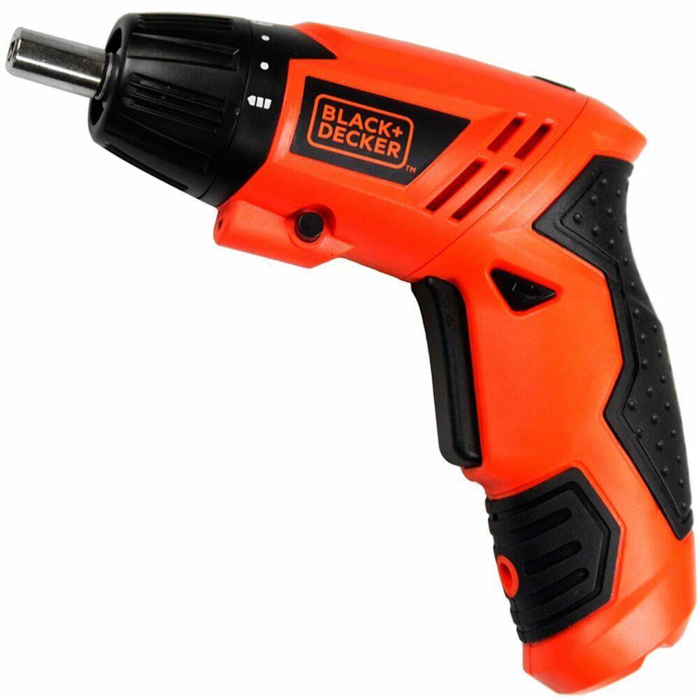 Parafusadeira à Bateria Black+Decker 4,8V KC4815B 15 Peças Bivolt