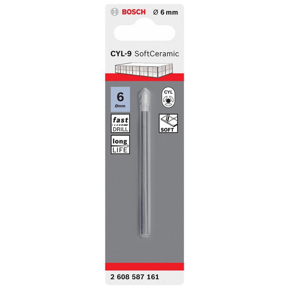 Broca CYL-9 Ceramic para Cerâmica 6x80mm Bosch