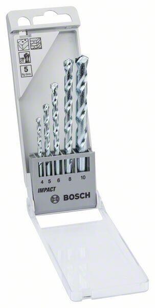 Kit Brocas CYL-1 para Concreto 5 Peças Bosch