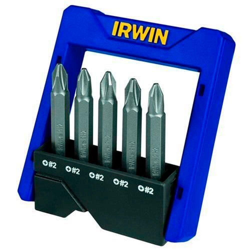 Jogo de Bits Irwin Power Bits Phillips #2 5 Peças