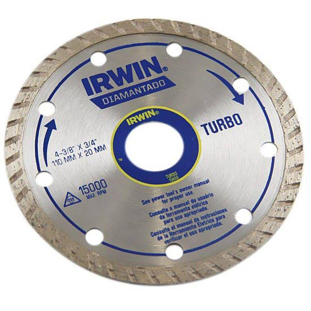 Disco Diamantado Turbo Irwin IW13893 110mm