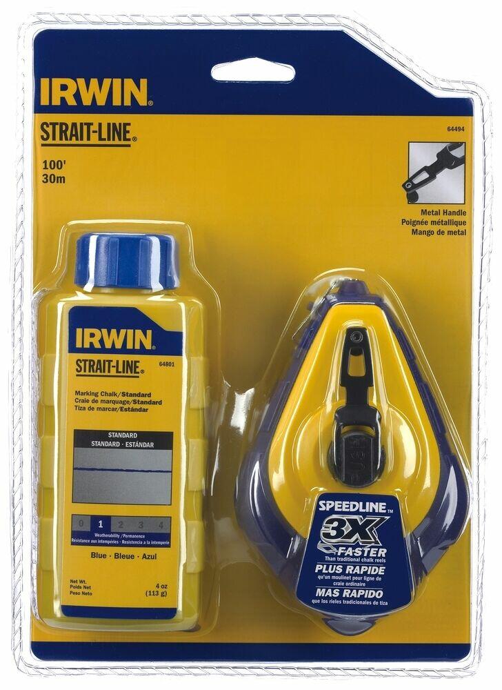 Kit de Giz de Linha 30m Irwin Azul