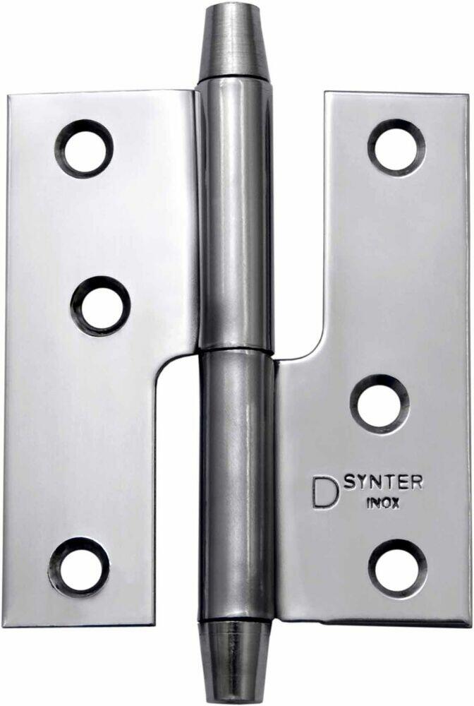 Dobradiça Hamburguesa Direita Inox 71IDC 70mm Synter