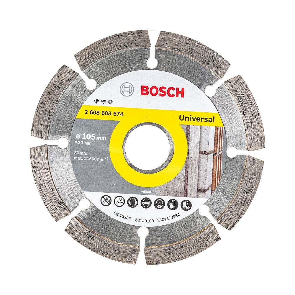 Disco Diamantado Segmentado Standard 105mm Bosch
