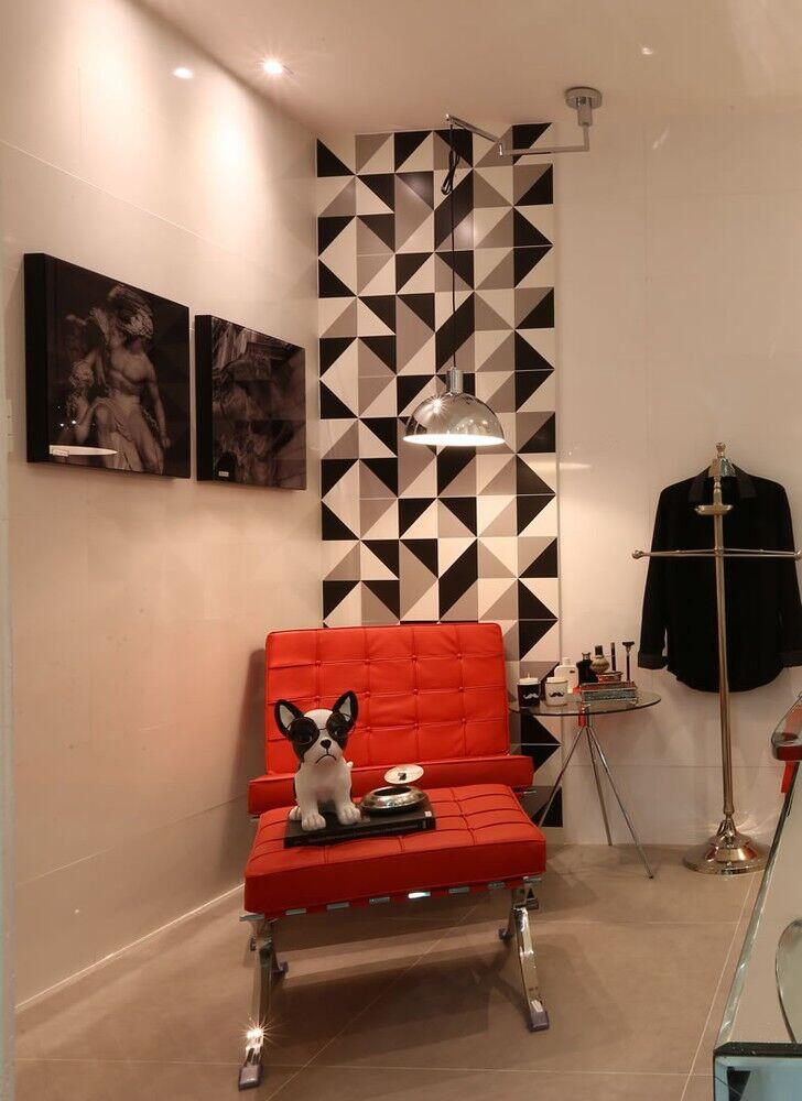 Faixa Decorativa 45x90c Bauhaus Acetinado Acetinado Eliane