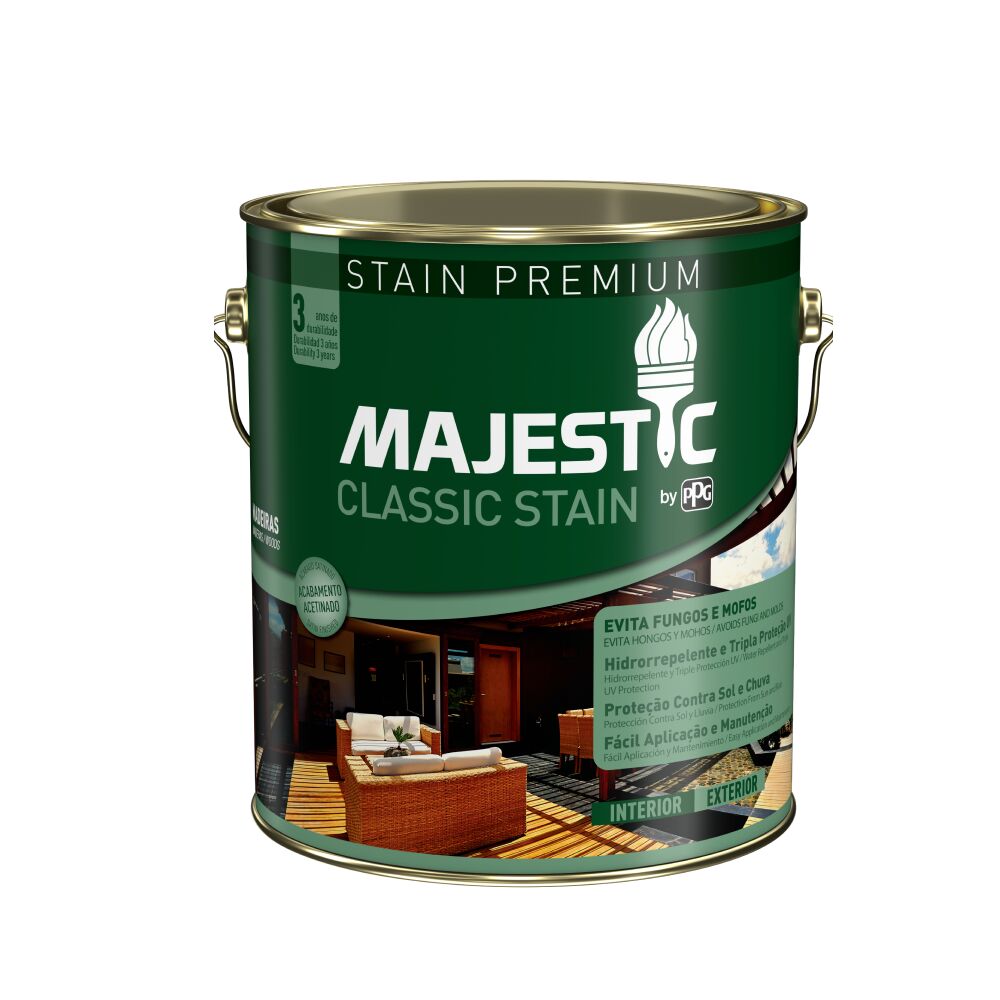 Stain Majestic Classic Premium 3,6L Nogueira Acetinado Renner