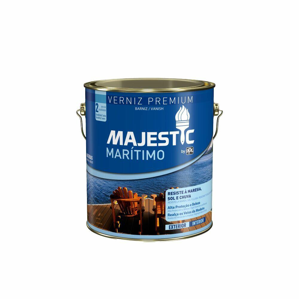 Verniz Majestic Marítimo Premium 3,6L Transparente Brilhante Renner
