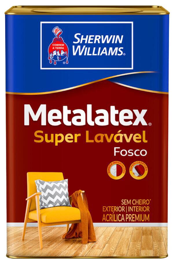Tinta Metalatex Premium Branco Fosco 18L Sherwin Williams