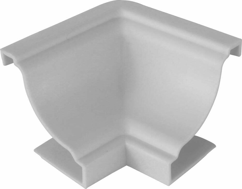 União de Canto Interno PVC 4 Peças 30x40mm Branco Neve Plastilit