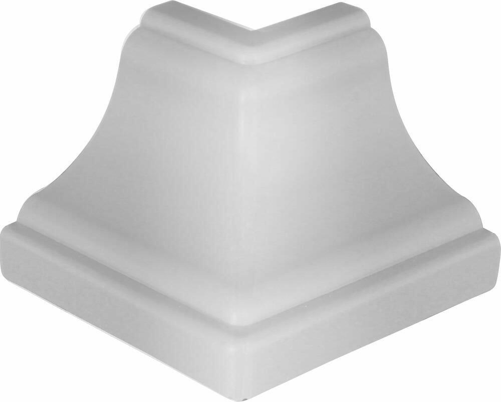 União de Canto Externo PVC 4 Peças 25x40mm Branco Neve Plastilit