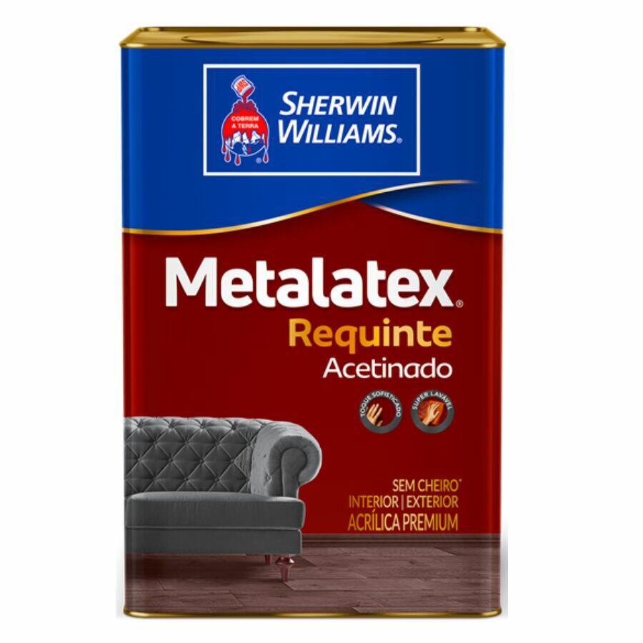 Tinta Sherwin Williams Requinte Premium 18L Branco Acetinado