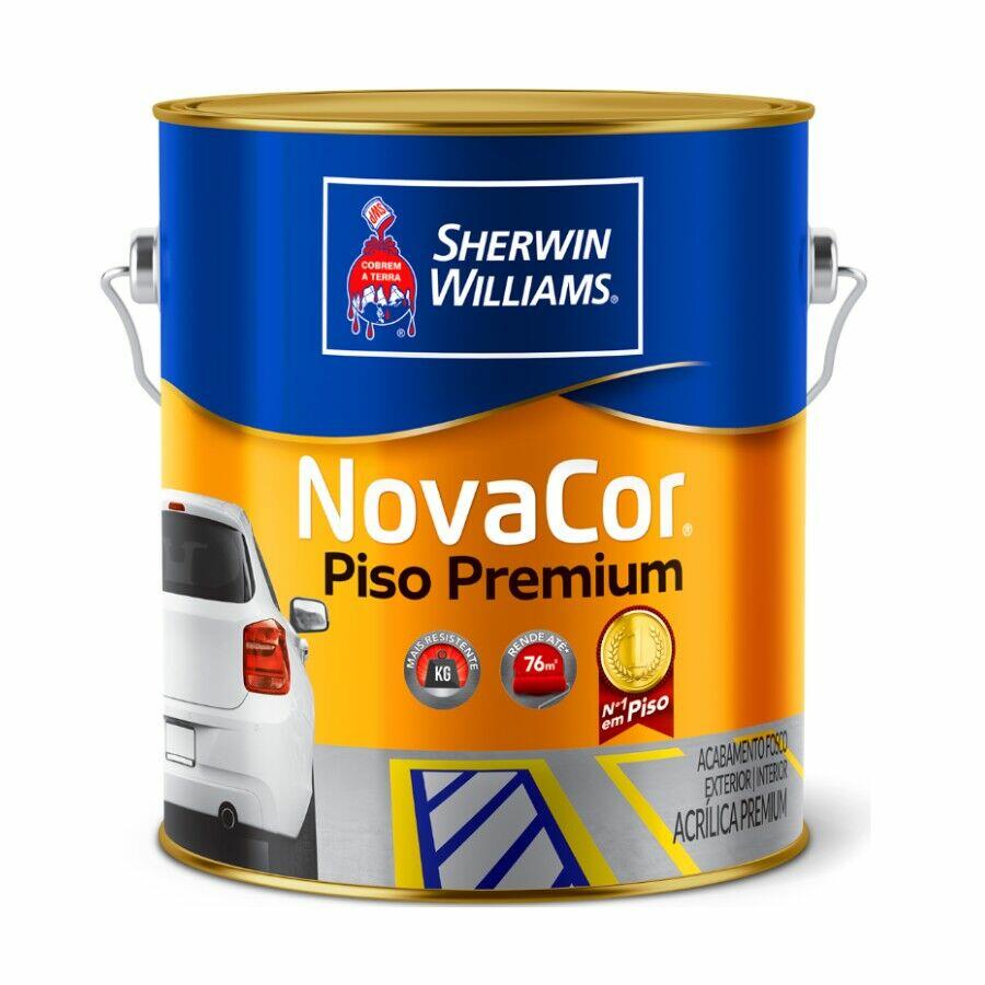Tinta Sherwin Williams Novacor Premium 3,6L Concreto Fosco