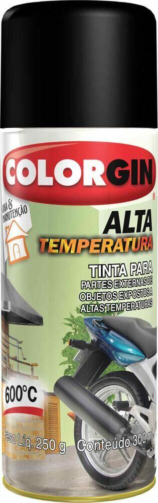Tinta Spray Colorgin Alta Temperatura 300ml Alumínio Sherwin William