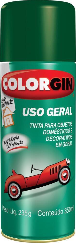 Tinta Spray Colorgin Uso Geral Premium Sherwin William 400ml Grafite para Rodas Metálico