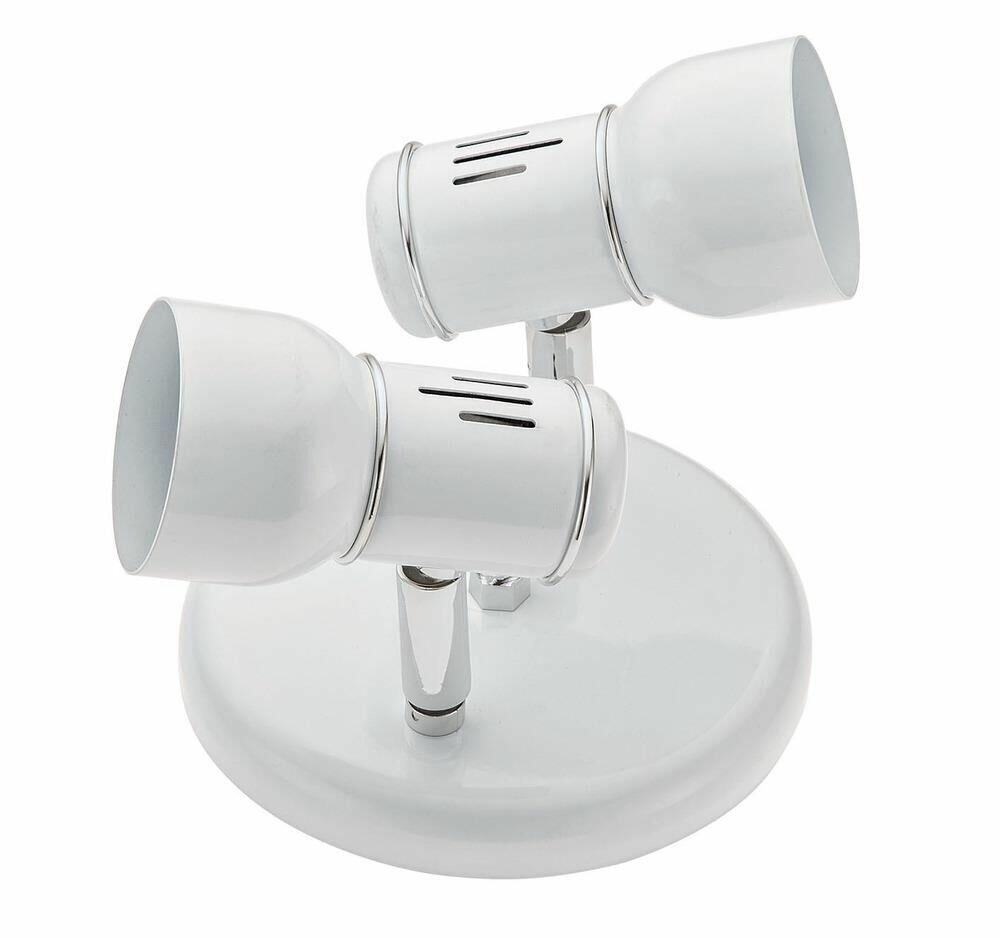 Spot Dital 2 Lâmpadas New E27 Branco