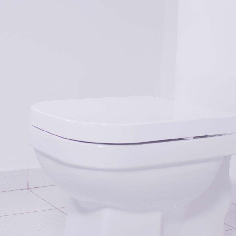 Assento Sanitário Termofixo Quadra/Gap Branco Hidrofama