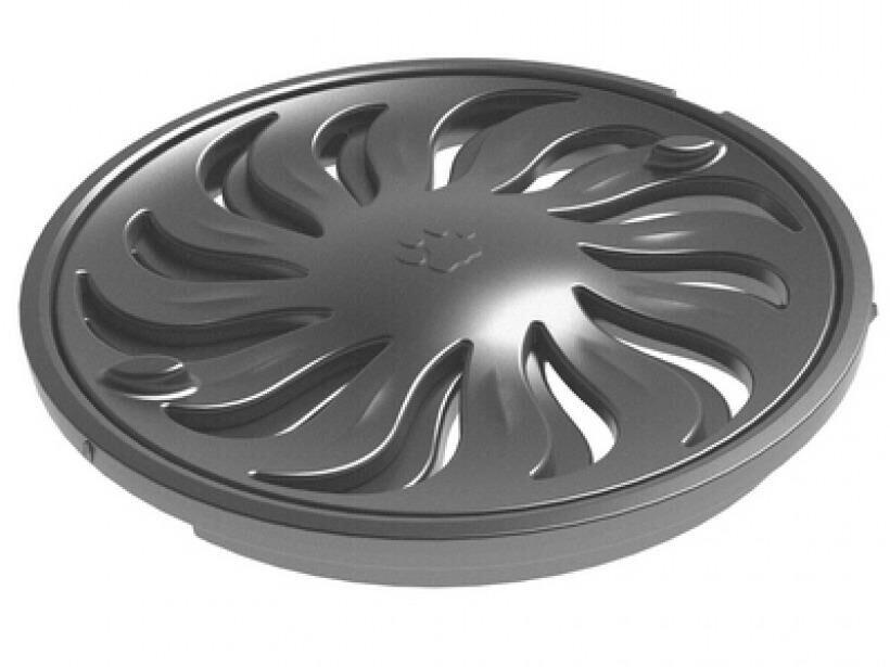 Grelha para Ralo PVC Redonda 10cm com Fecho Tigre