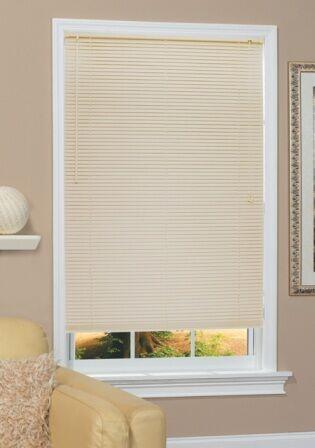 Persiana Horizontal PVC Block 25mm 1,40L X 1,60A Creme
