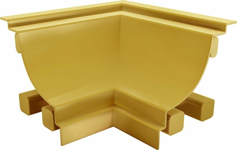União de Canto Interno PVC 4 Peças 30x40mm Cerejeira Plastilit