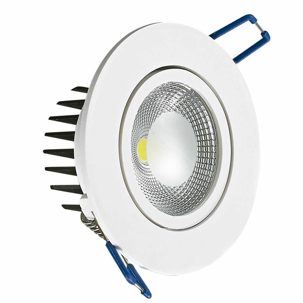 Spot Embutir LED Redondo 6w 6.500k Luz Branco Frio Blumenau Iluminação