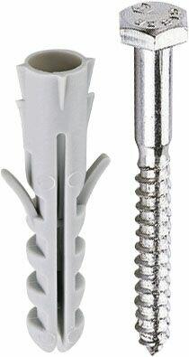 Bucha para Concreto com Parafuso Bemfixa 8mm 20 Peças