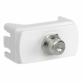 Módulo TV/SAT Coaxial Schneider Miluz Branco
