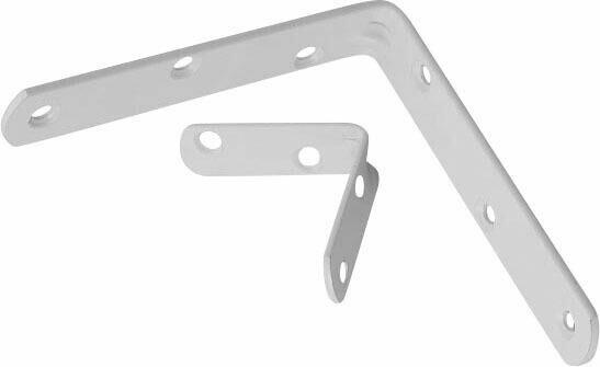 Cantoneira para Móveis 60mm 4 Peças Branca Bemfixa