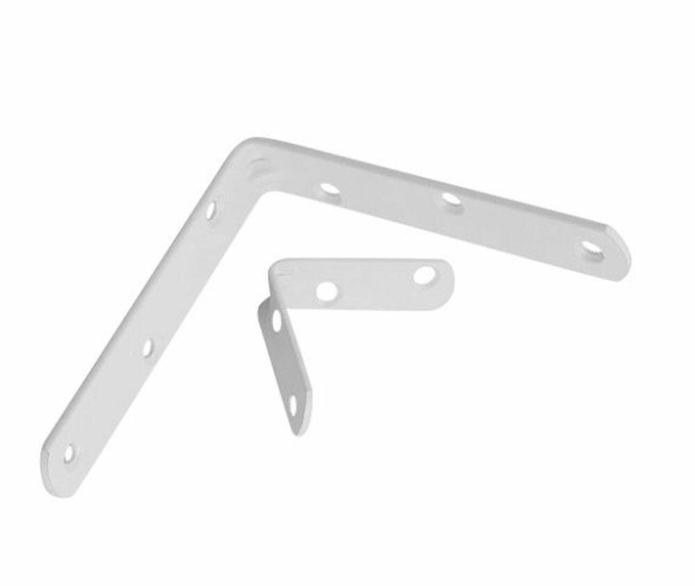 Cantoneira para Móveis 80mm 4 Peças Branca Bemfixa