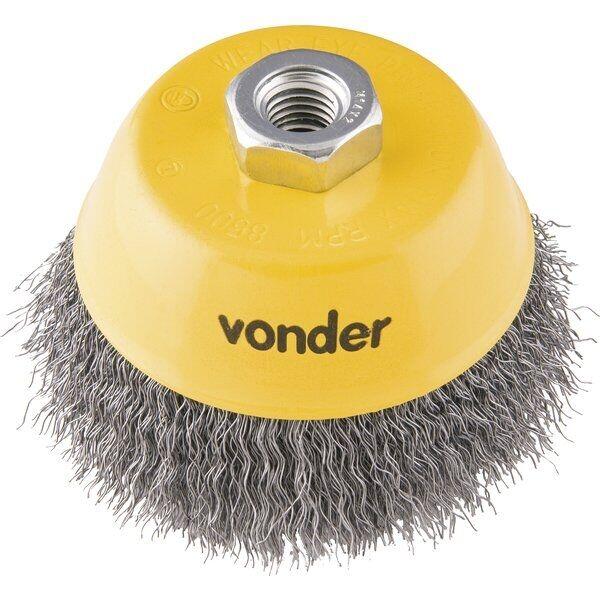 Escova Copo 4'' Vonder Ondulada