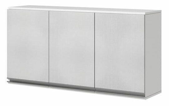 Armário Aéreo Camboriú 3 Portas C-Linea 120cm Branco