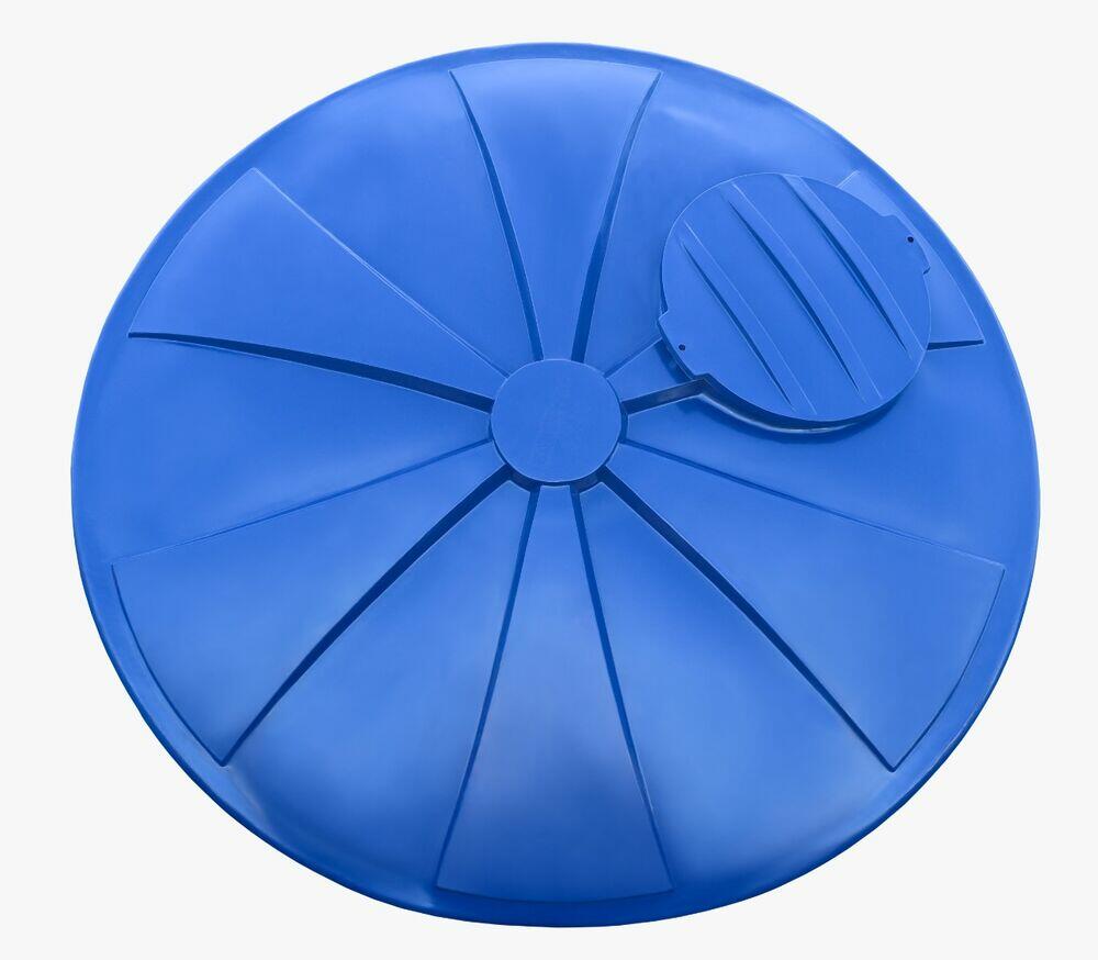 Tampa para Caixa D'Água Polietileno Bakof Tec 1000L Redonda Azul