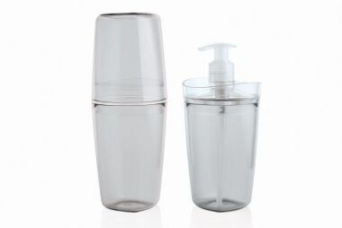 Kit de Acessórios para Banheiro 2 Peças Natural Martiplast