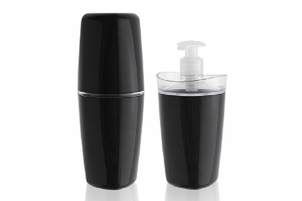 Kit de Acessórios para Banheiro 2 Peças Preto Martiplast