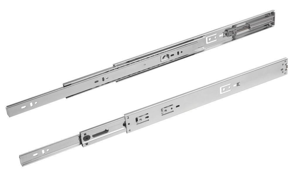 Corrediça com Amortecedor 55cm 45kg Zincada Zamar