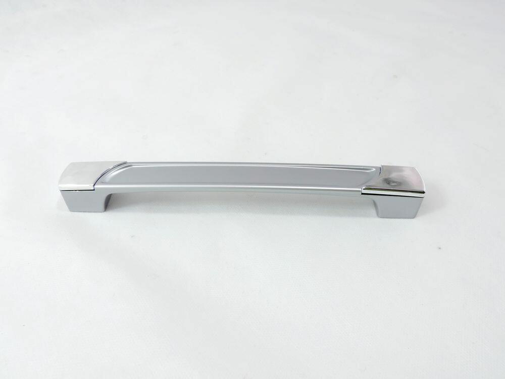 Puxador Zamar Andorra Prata 128mm