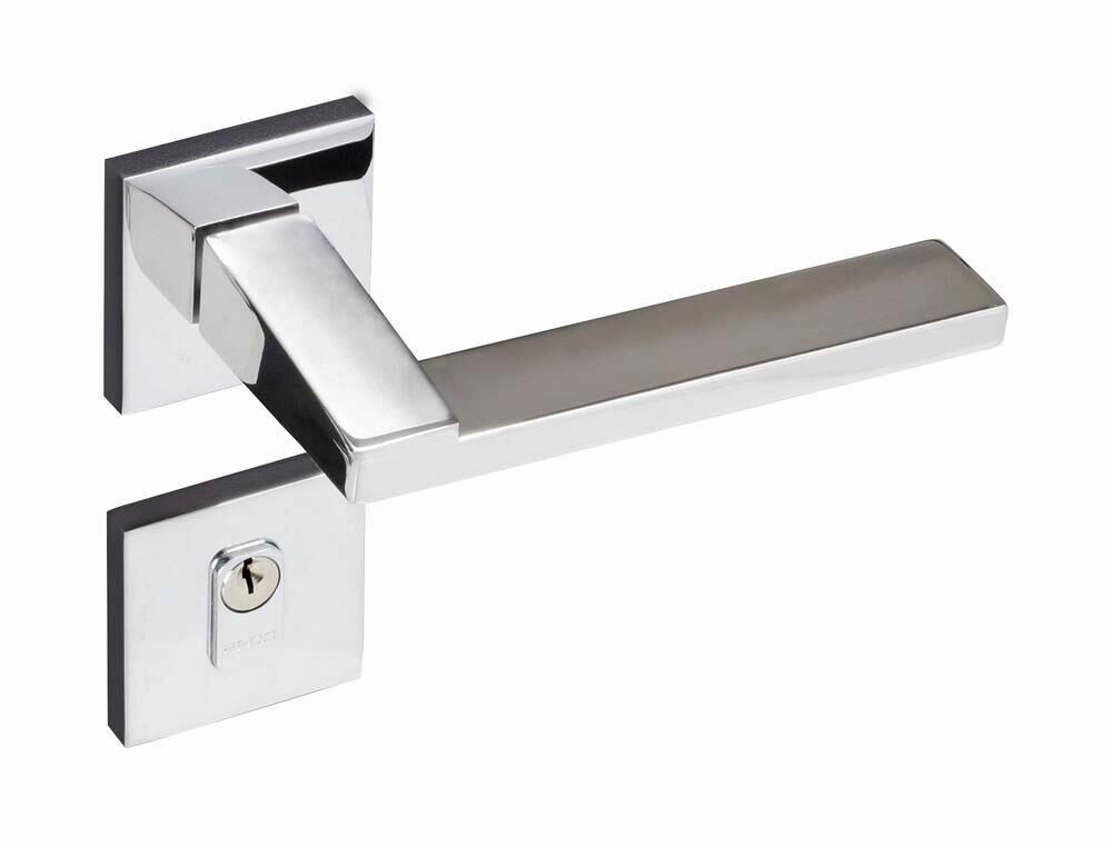 Fechadura Roseta Externa 55mm Chopin Cromado Pado