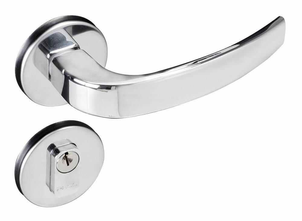 Fechadura Roseta Externa 40mm Vic Cromado 930-80 Pado