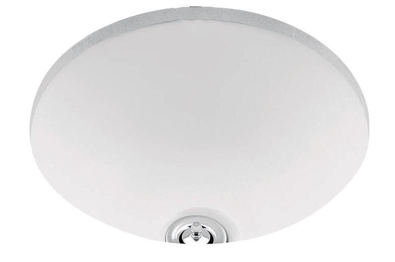 Cuba para Banheiro de Embutir Redonda 36cm Branco Gelo Deca