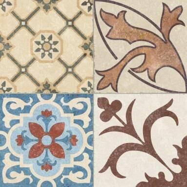 Porcelanato Patchwork Retificado Acetinado 60x60 Ceusa