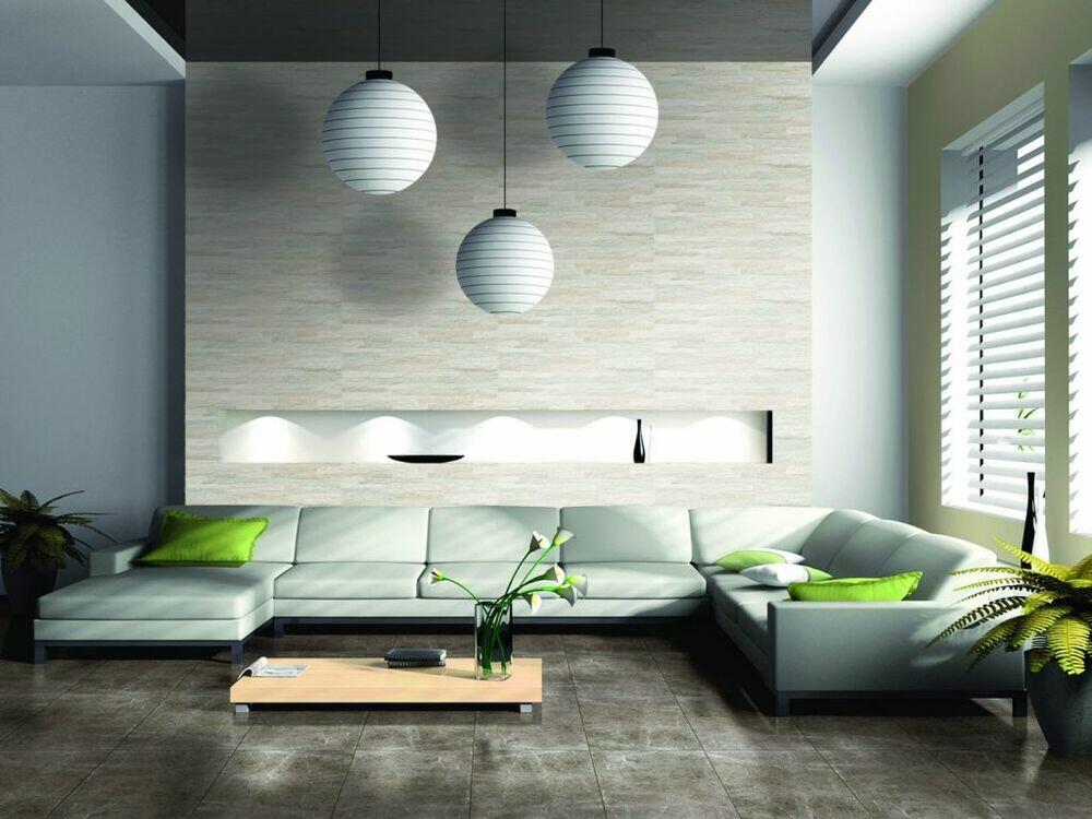 Piso Cerâmico Fileto Stone White Bold Acetinado 31x59 Ilhabella