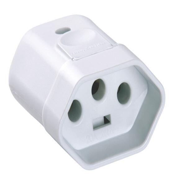 Plugue Fêmea Tramontina 1 Módulo 2P+T 10A 250V~ Branco