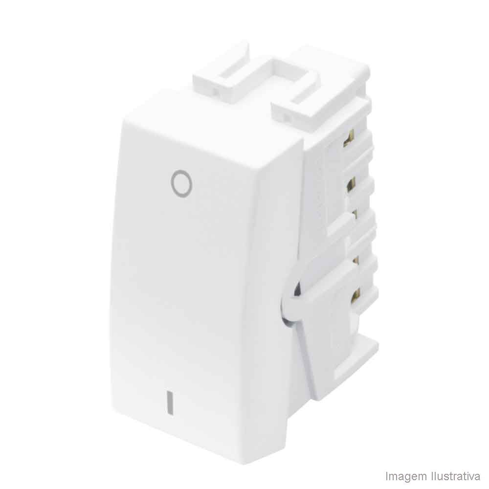 Módulo Interruptor Simples Habitat 16A Branco Fame