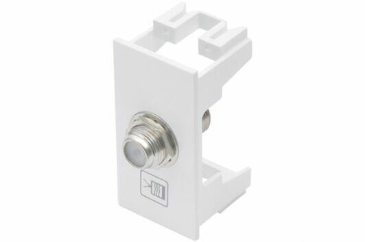 Módulo TV/SAT Coaxial Habitat Branco Fame