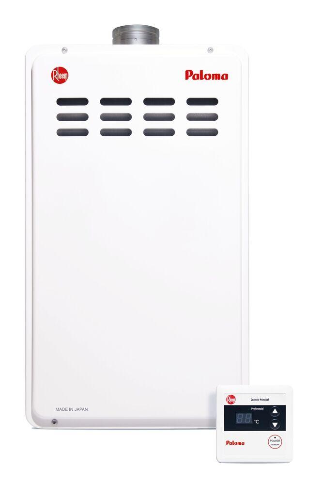Aquecedor de Água a Gás GLP Rheem Digital 36L/min Branco Bivolt