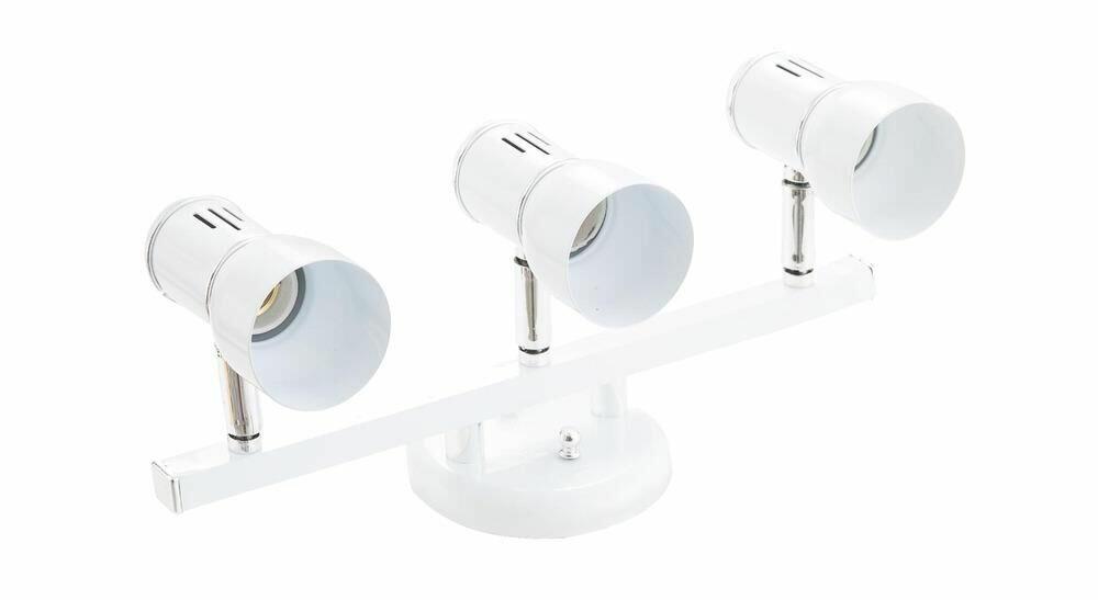 Spot Dital 3 Lâmpadas New Trilho E27 Branco