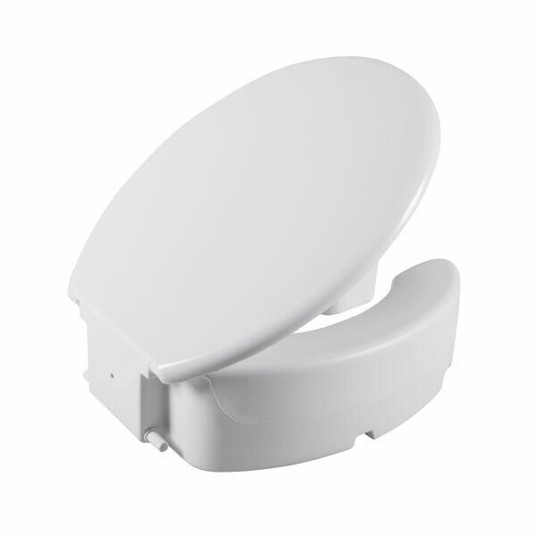 Assento Sanitário Elevado Convencional/Oval Branco Astra