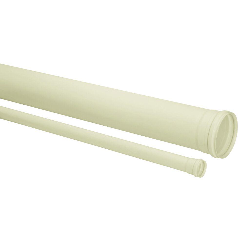 Tubo 6,00m 40mm Pvc Esgoto Branco Pb Amanco