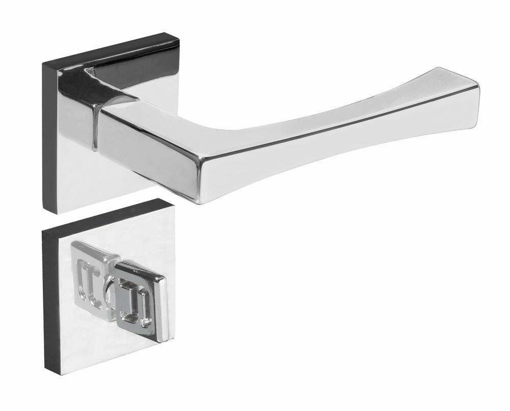 Fechadura Roseta para Banheiro 55mm Vivaldi Cromado 885-90 Pado